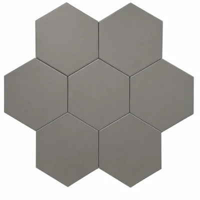 Hexagon Grey 10 x 15